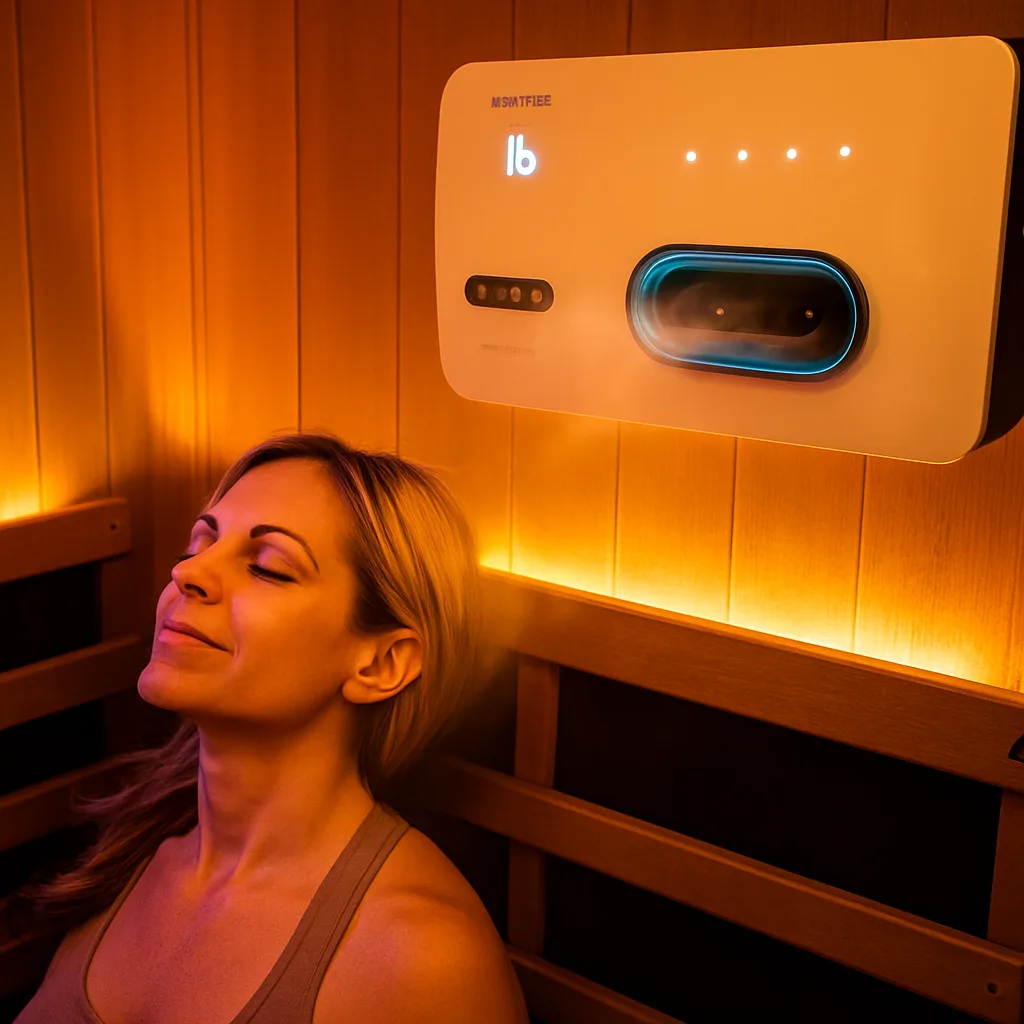 Halotherapy salt therapy session at Glow Sauna Studios